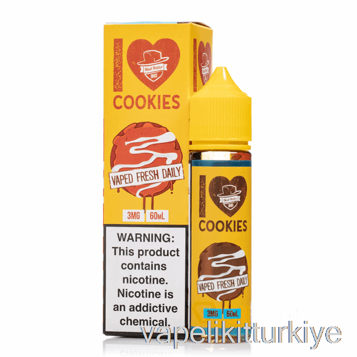 Vape Pen Vape Mate Kurabiyeleri Seviyorum - çılgın şapkacı Suyu - 60ml 0mg